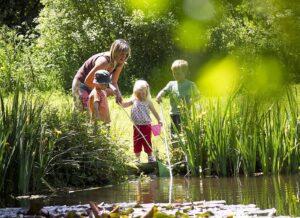 family-by-lake